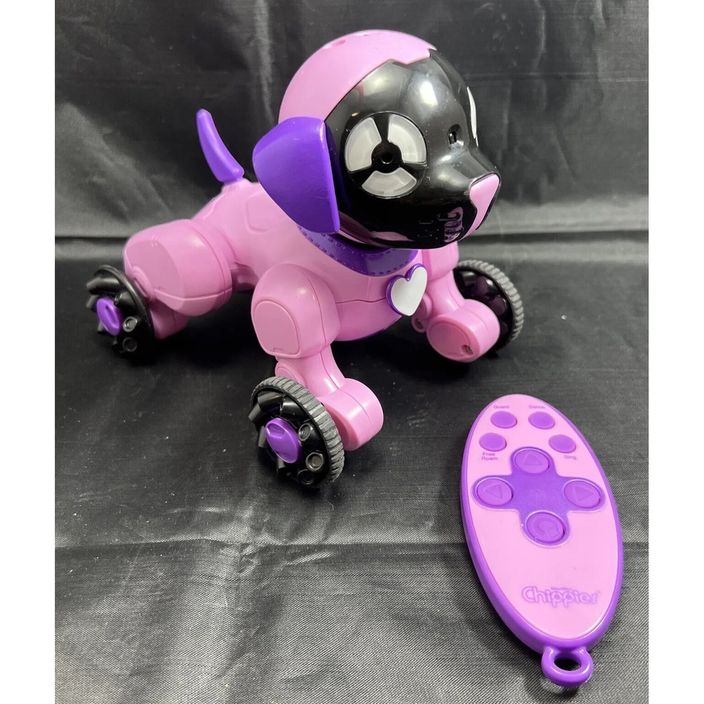 WowWee Chippies - Chippette Remote Control Robot Dog - Pink - Great Fun Kids Toy